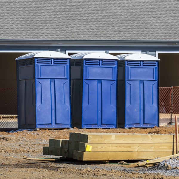 is there a specific order in which to place multiple portable restrooms in Middle River MD